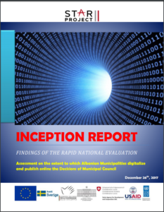 INCEPTION REPORT, KOPERTINA