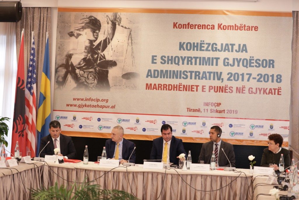 Konferenca kombetare “Kohëzgjatja E Shqyrtimit Gjyqësor Administrativ, 2017-2018 (17)